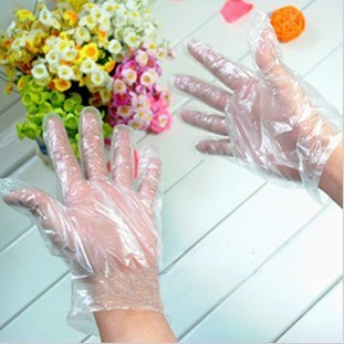 用於食品加工的白色清潔 Hdpe 手套
